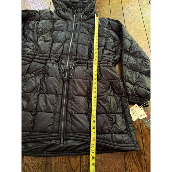 Free People Movement Womens Patricia Packable Poncho Puffer Coat Black Large - Picture 5 of 10